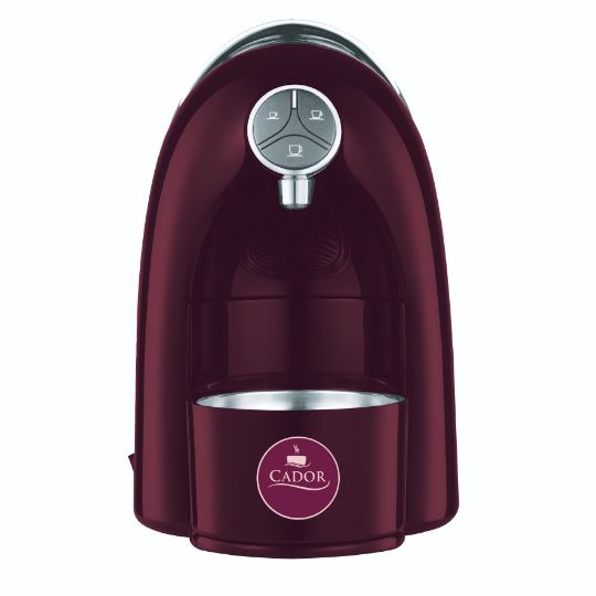Cador Living C14 burgundy espresso coffee machine - main product image