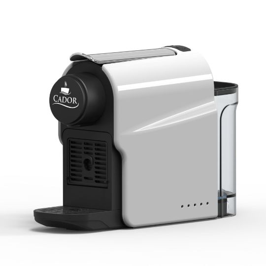 Cador Prima white compact espresso coffee machine - main product image